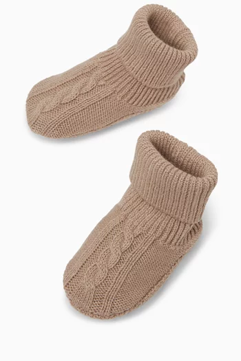 Ribbed Booties