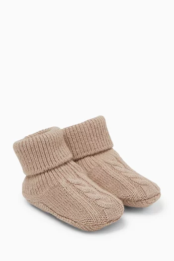 Ribbed Booties