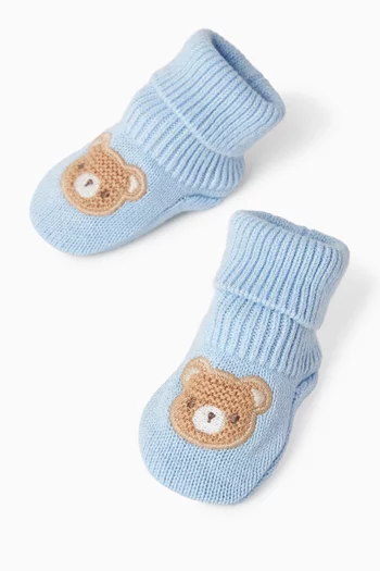Teddy Booties in Knit