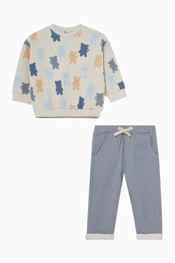 Teddy Bear Sweater & Trousers Set