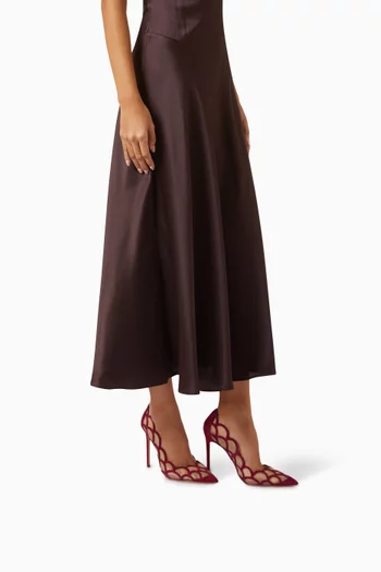 Aira 105 Pumps in Suede & Mesh