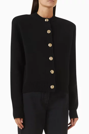 Buttoned Cardigan in Cashmere