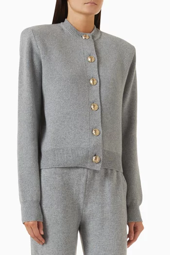 Buttoned Cardigan in Cashmere
