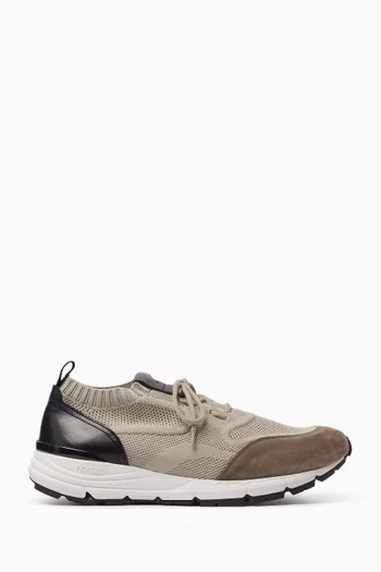 Robbie Sneakers in Mesh & Leather