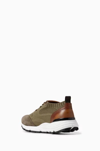 Robbie Sneakers in Mesh & Leather