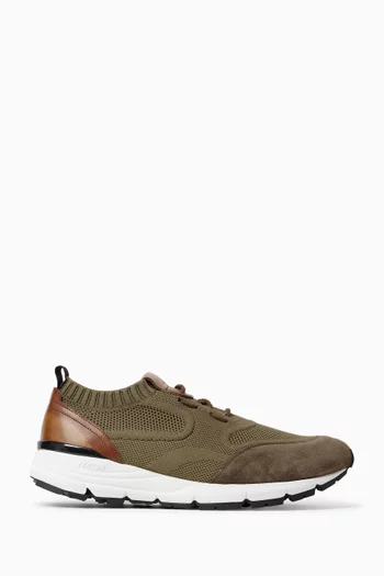 Robbie Sneakers in Mesh & Leather