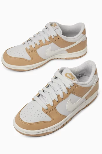 Dunk Low Sneakers in Leather