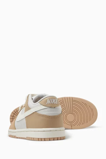 Dunk Low Sneakers in Leather