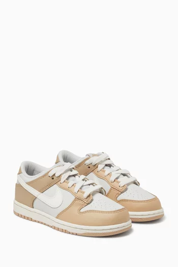Dunk Low Sneakers in Leather