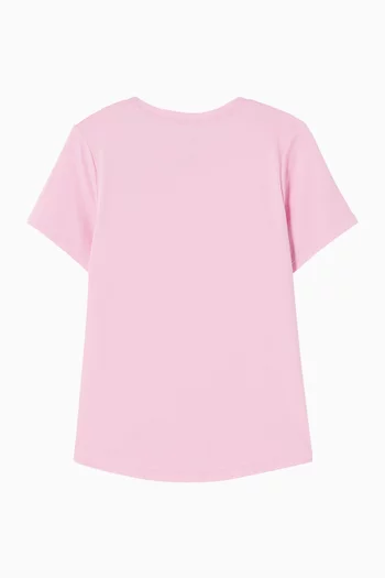 تي شيرت بطبعة شعار الماركة وتقنية Dri-FIT‏ قماش منسوج