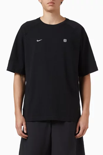 Sportswear Panelled T-shirt in Cotton
