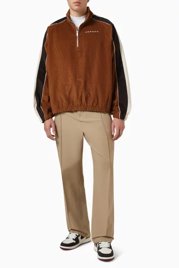 Flight Half-zip Top in Corduroy