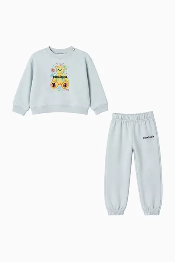 Bear-Print Tracksuit