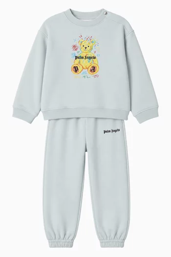 Bear-Print Tracksuit