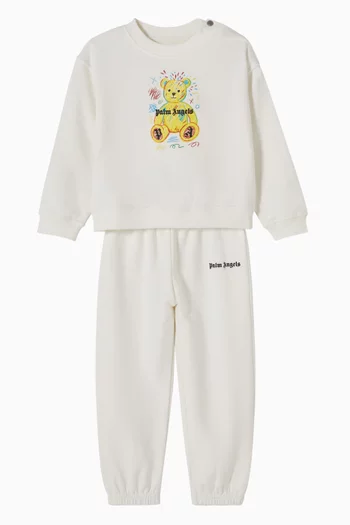 Bear-Print Tracksuit