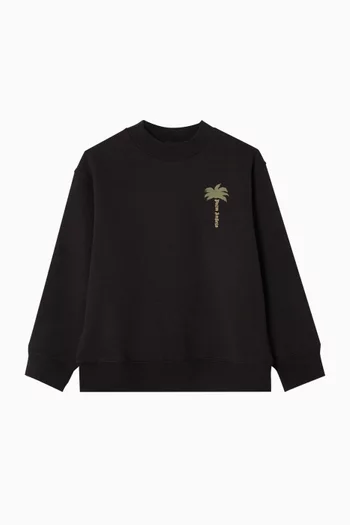 Palm Sweatshirt in Cotton
