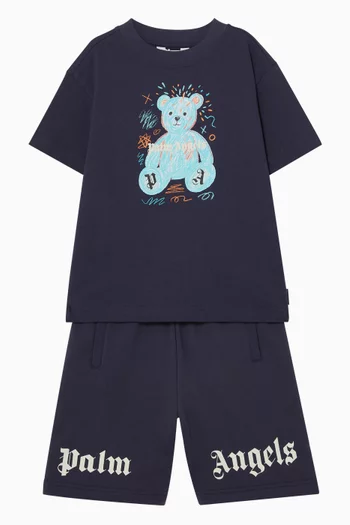 Teddy Graphic T-shirt in Cotton-jersey
