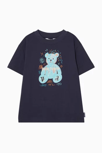 Teddy Graphic T-shirt in Cotton-jersey