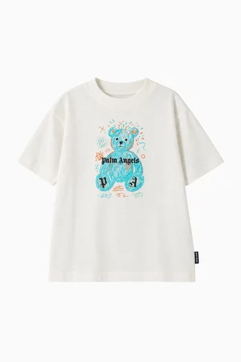 Teddy Graphic T-shirt in Cotton-jersey