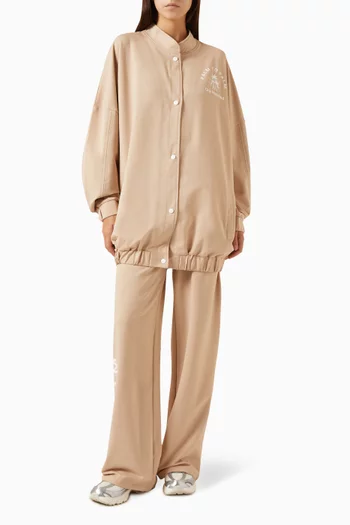 Corrine Long Jacket in Cotton-blend