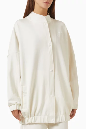 Corrine Long Jacket in Cotton-blend