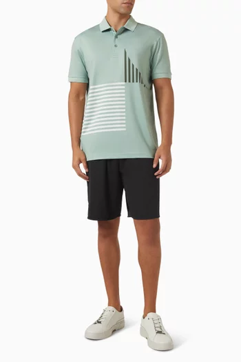 Paddy Striped Polo T-shirt in Jersey