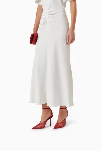 Faiz 100 Pumps in Floral Lace