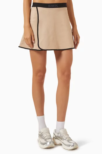 سكورت بريندا بتصميم ملفوف مزيج قطن
