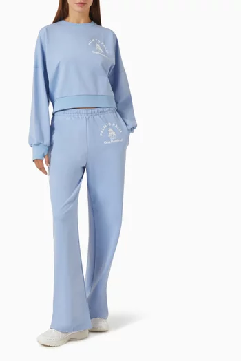 Suzanne Cropped Sweatshirt in Fleece