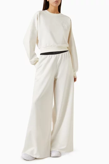Suzanne Cropped Sweatshirt in Fleece