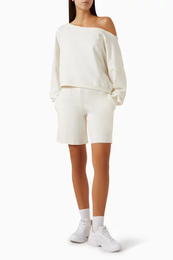Valerie Boatneck Sweatshirt in Fleece