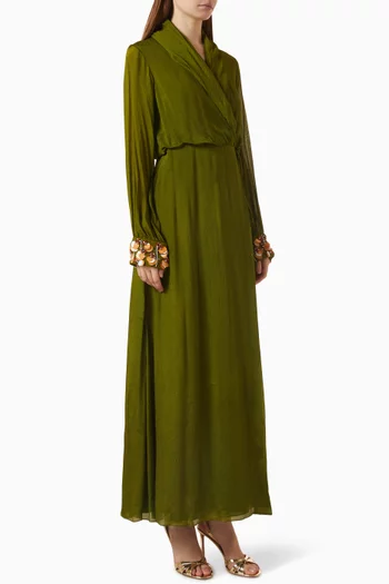 Wrap Dress in Chiffon