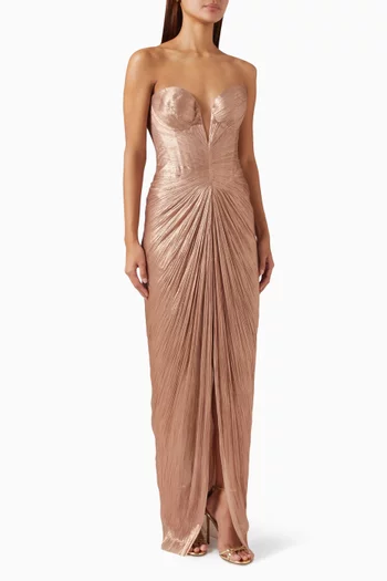 Alessandra Lace-up Gown