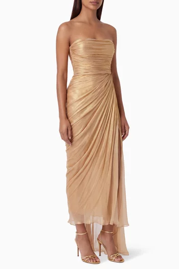 Bryony Draped Slit Dress