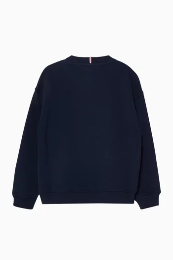 Peanuts Flag Sweatshirt in Cotton