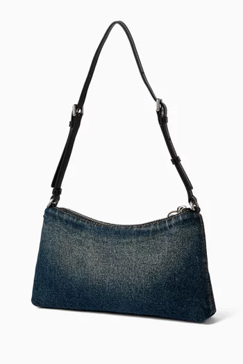 The Mini Pouch Pop J Bag in Denim