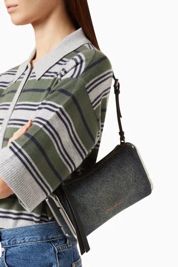 The Mini Pouch Pop J Bag in Denim