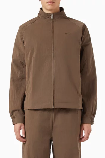 Track Jacket in Cotton Blend