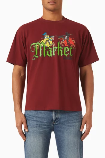 Jousting Duel T-shirt in Cotton