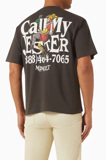 Call My Jester T-shirt in Cotton