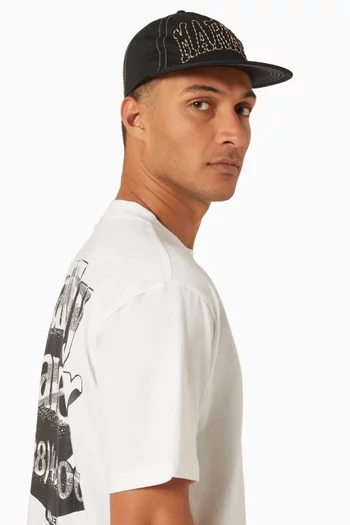 Big Stitch Baseball Cap in Cotton-twill