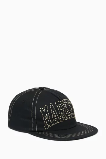 Big Stitch Baseball Cap in Cotton-twill
