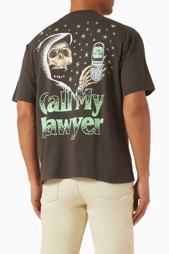 Death is Calling T-shirt in Cotton