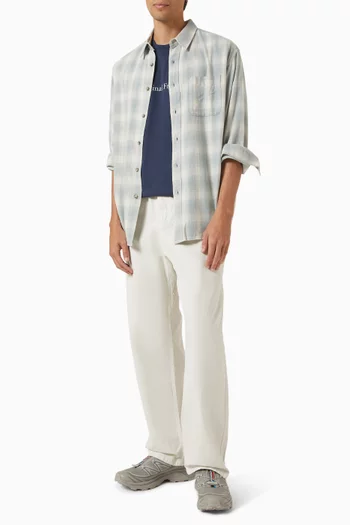 Straight Fit Gramicci Pants in Cotton Twill