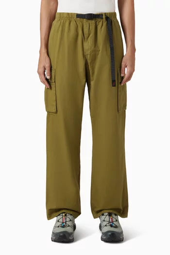 Cargo Pants in Herringbone Cotton
