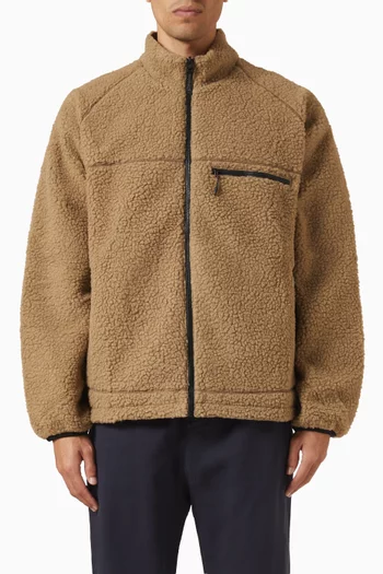 Reversible Jacket in Sherpa Fleece