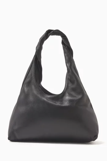 Siena Mini Hobo Shoulder Bag in Leather