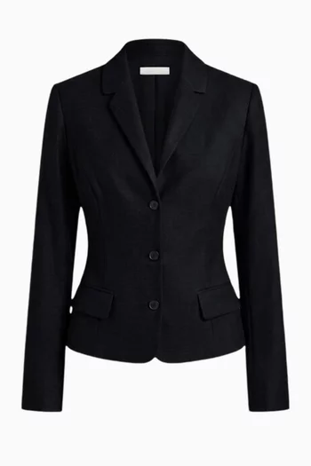 Montaigne Faux-fur Blazer in Merino-wool