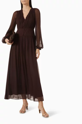 Bianca Dress in Silk Chiffon