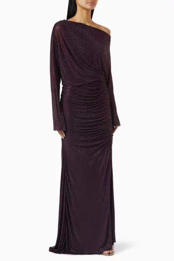 Embellished Off-shoulder Dress